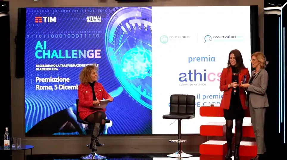 TIM AI Challenge Artificial Intelligence in Italy award