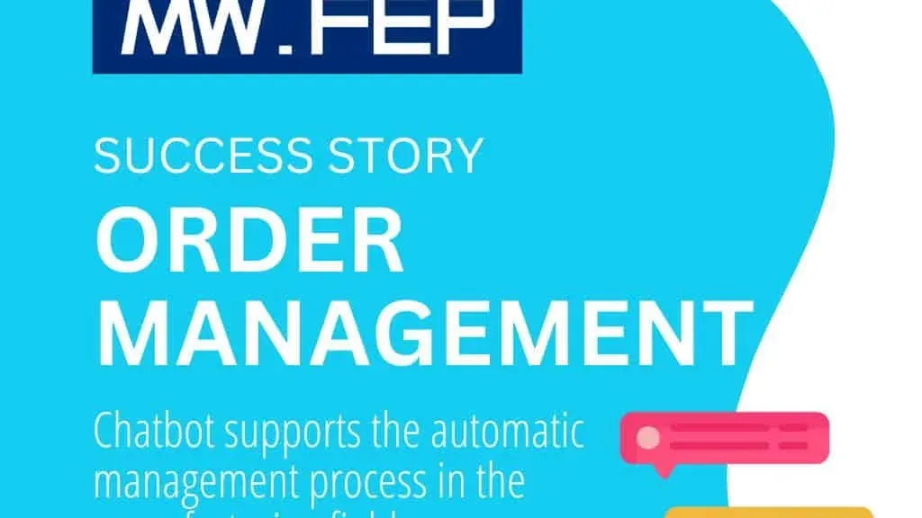 MW.FEP chatbot for B2B order management and customer service