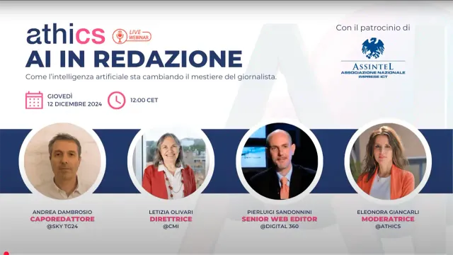 Come l'AI cambia il mestiere del giornalista – Webinar Crafter.ai