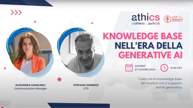 Knowledge Base negli LLM – Webinar tecnico Crafter.ai