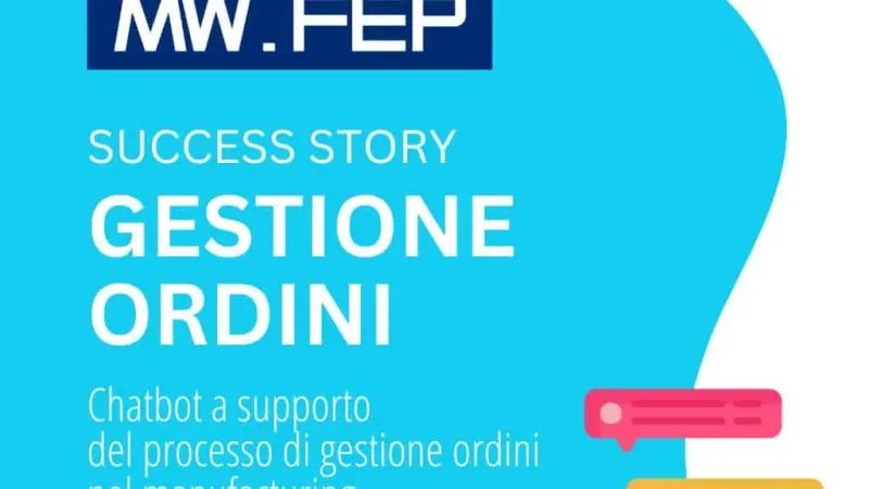 Chatbot gestione ordini B2B MW.FEP manifatturiero use case