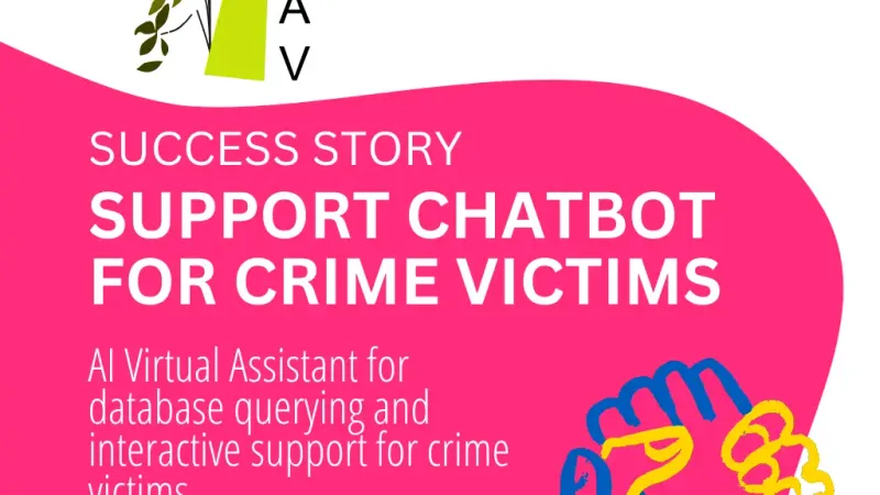 ASAV victim support chatbot - conversational AI for crime victim assistance and service orientation