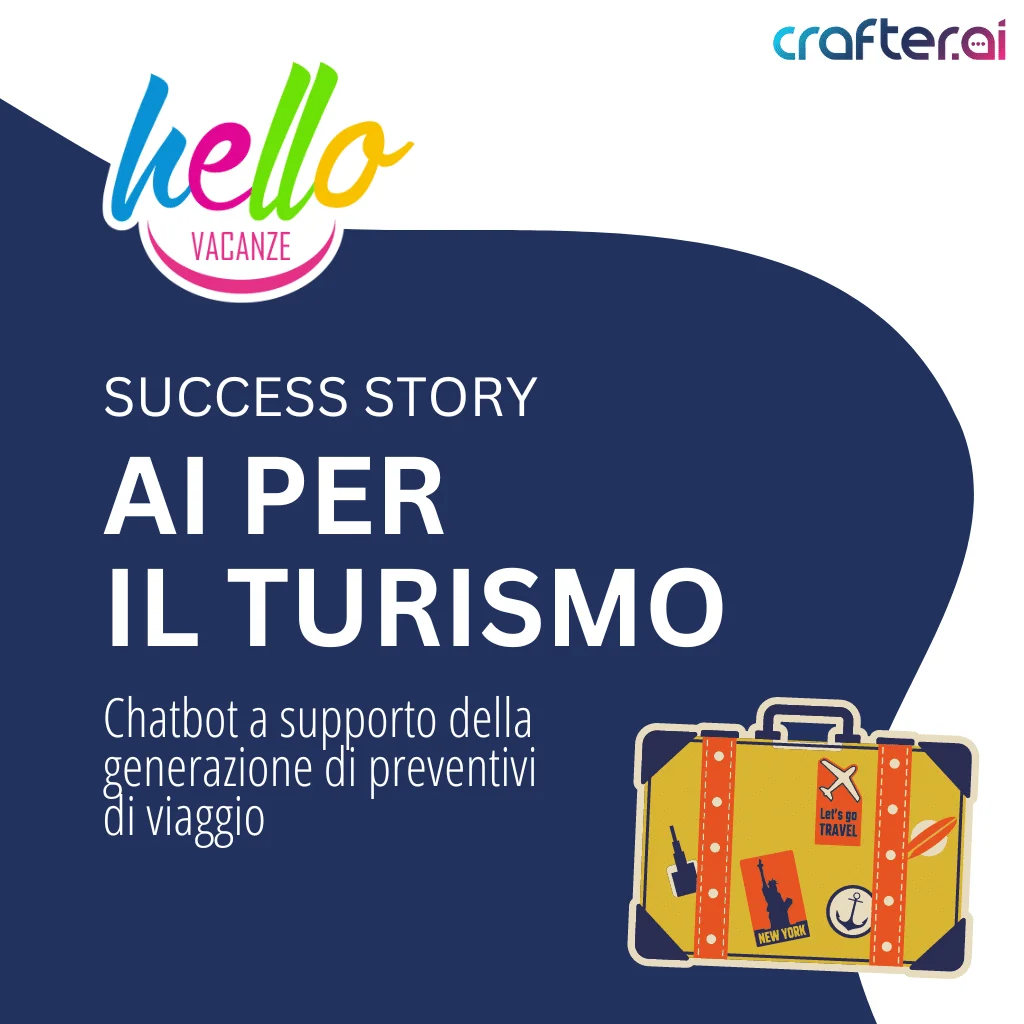 Booking chatbot preventivi viaggio Hello Vacanze use case turismo