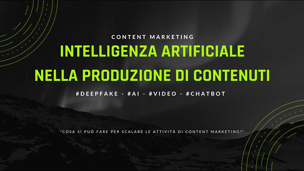 Intelligenza artificiale nel content marketing