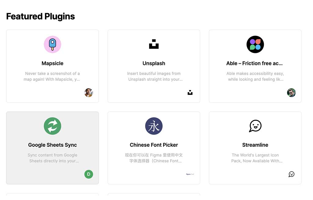 Plugin aggiuntivi per la prototipazione che possono essere inseriti in Figma
