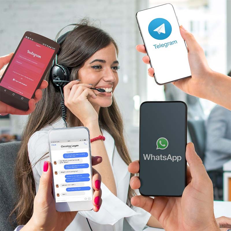 handover assistente virtuale operatore call center su whatsapp telegram facebook messanger slack instagram