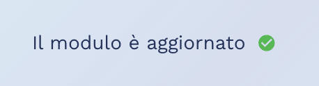 come appare il modulo aggiornato del chatbot