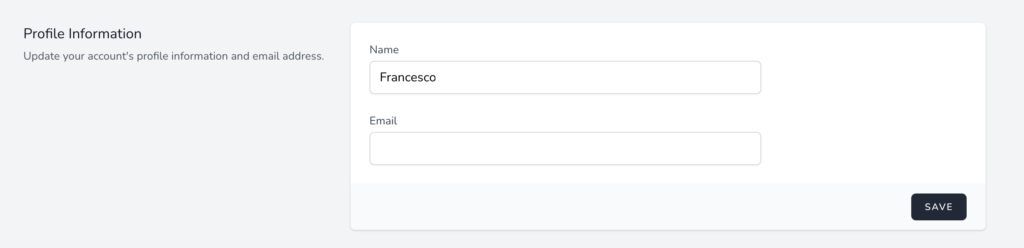 come cambiare il nome utente e email di accesso alla piattaforma crafterai