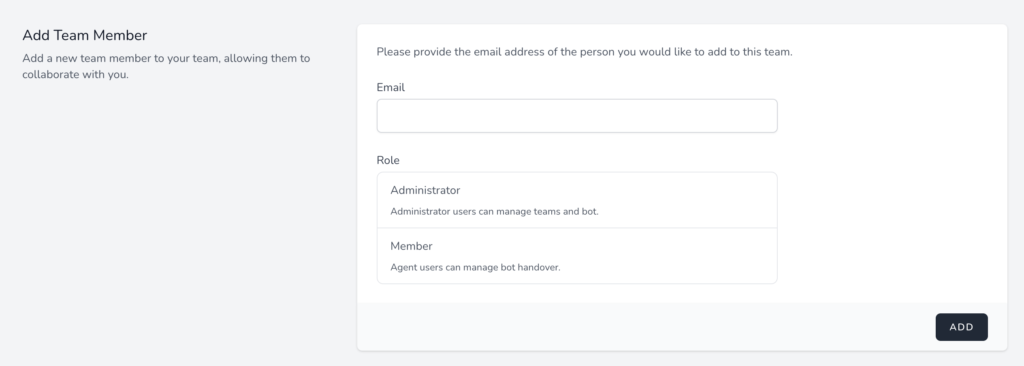 come invitare una persona sul tuo team di lavoro su crafterai