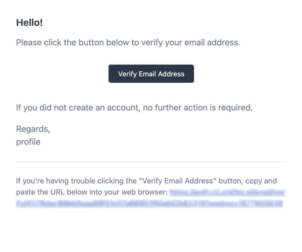 verifica email secondo passaggio registrazione piattaforma chatbot crafterai