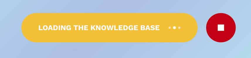 Chatbot knowledgebase is loading