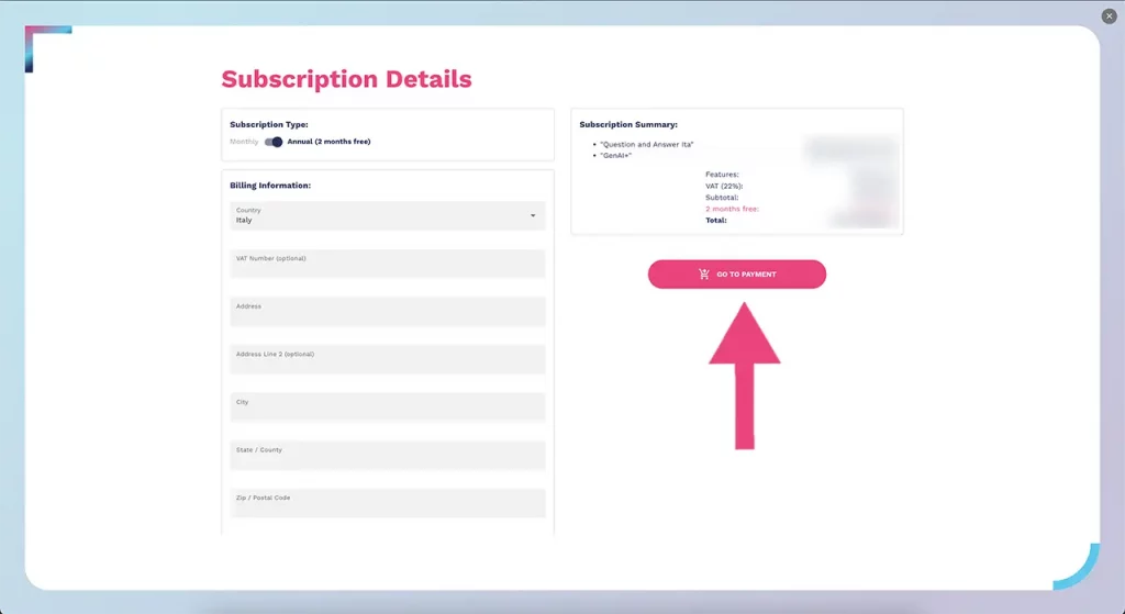 subscription details crafterai AI agents building platform
