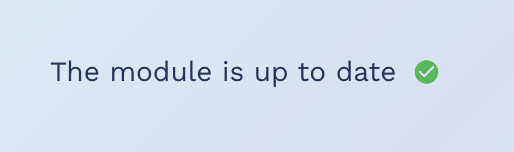 chatbot module is up to date
