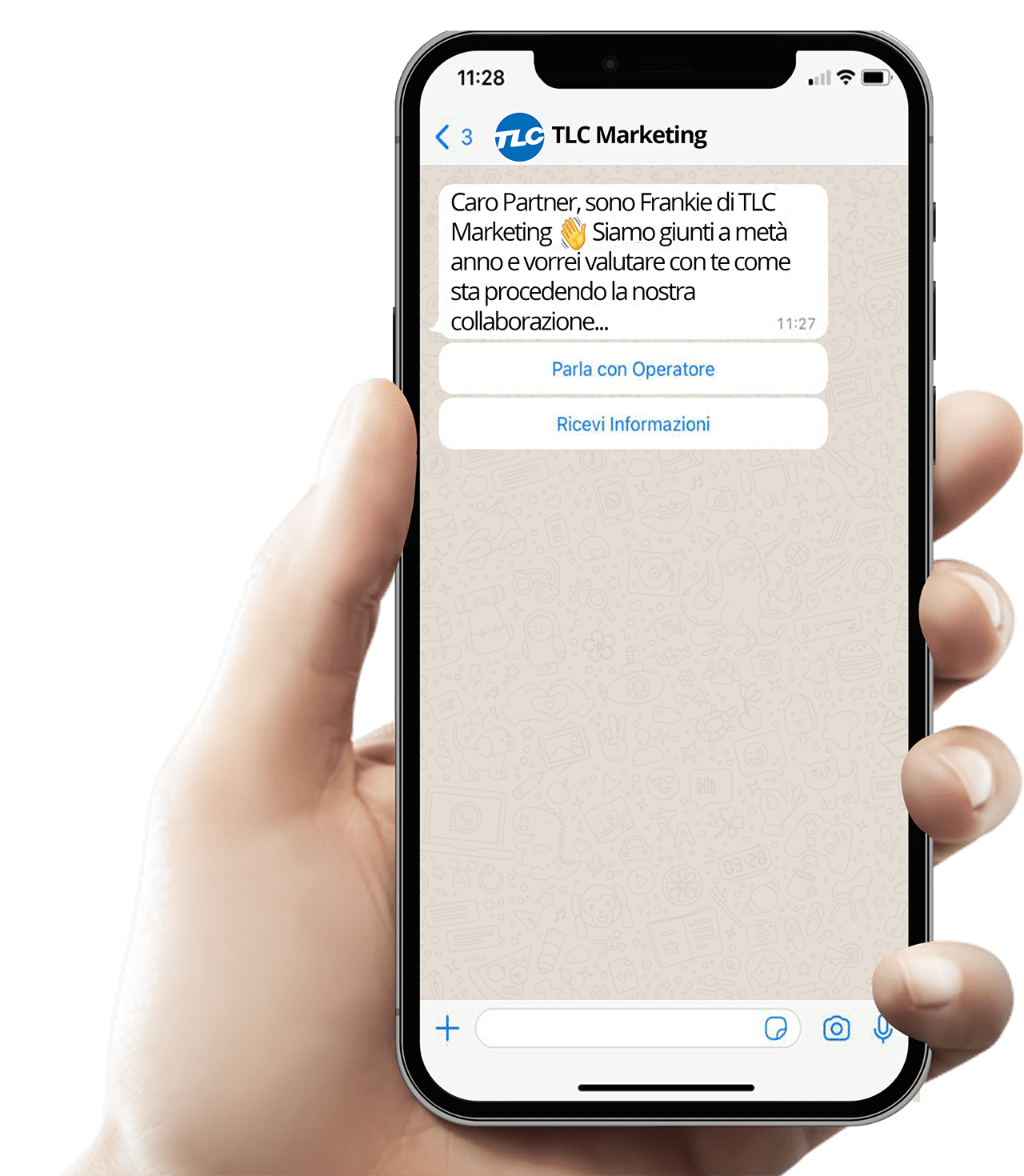 whatsapp chatbot marketing soluzione per tlc marketing