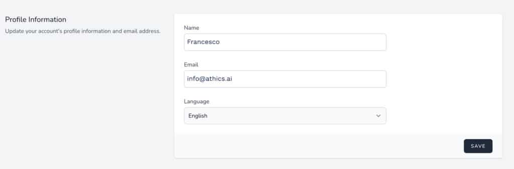 how to change platform language