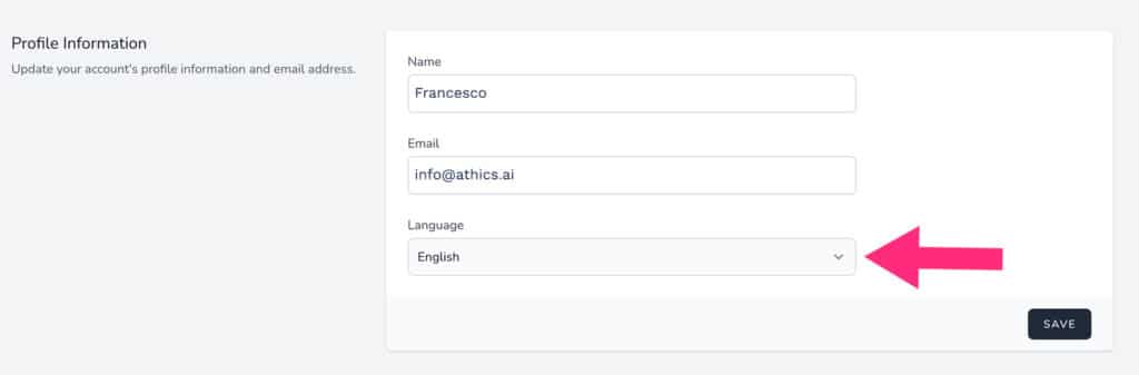 select your language