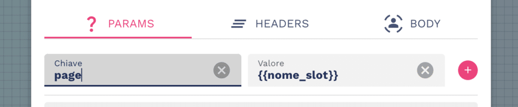 Come usare i valori slot nelle chiamate API