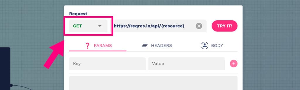 How to change the API method
