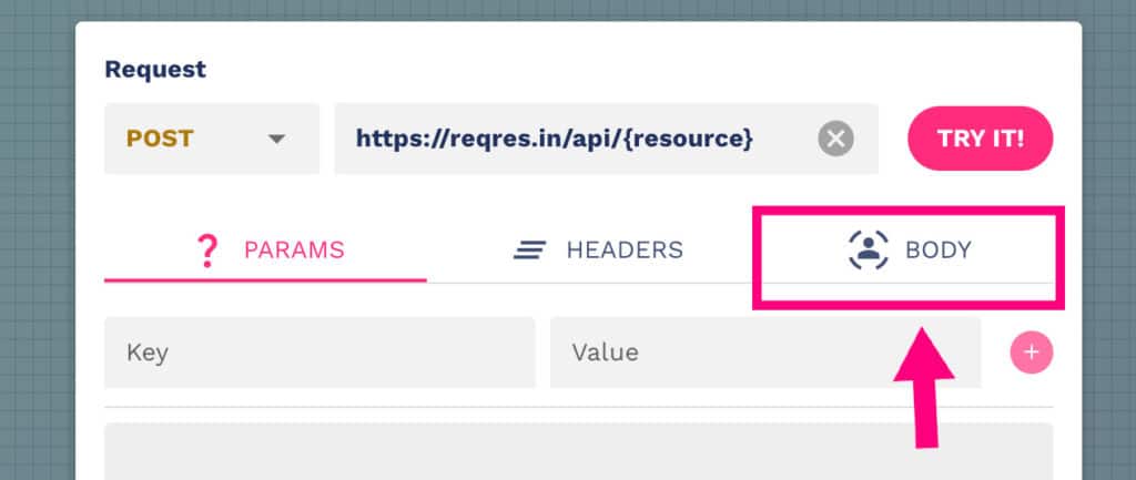 How to edit API payload