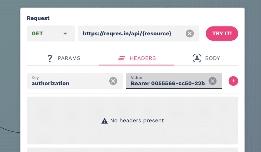 How to write a custom API header