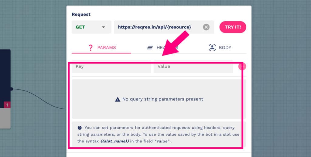 How to write a custom API payload value