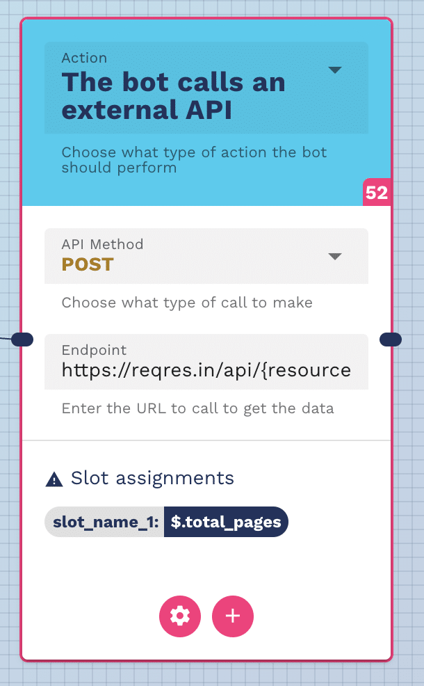 chatbot slot assignment