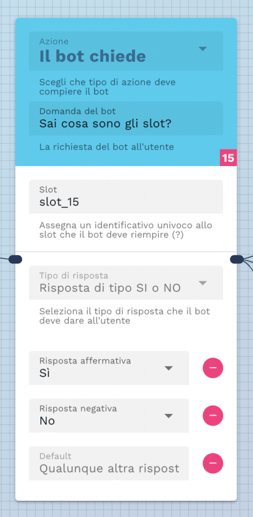 dai un nome ad uno slot nel flow designer