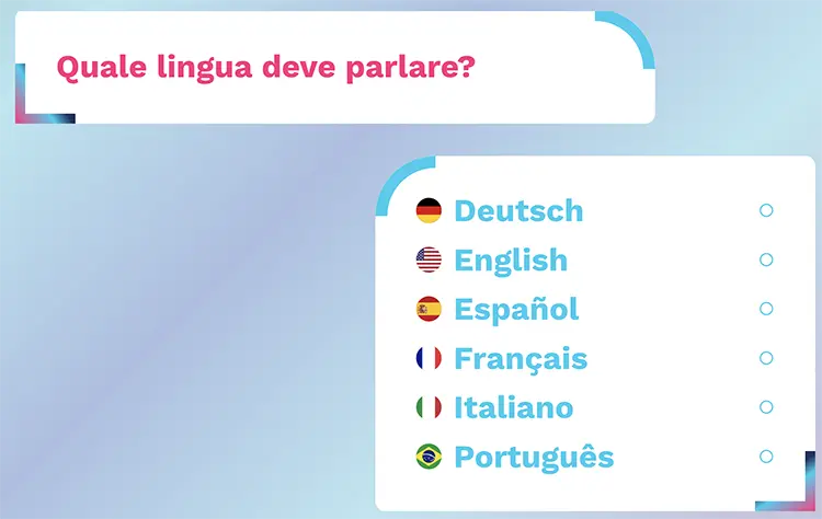 how to create chatbot in english, german, italian, france, spanish e portuguese how to create chatbot in english, german, italian, france, spanish e portuguese