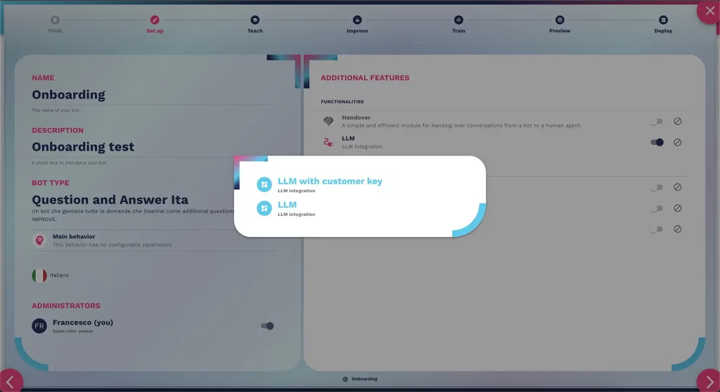LLM chatbot with openAI API Key LLM chatbot with openAI API Key