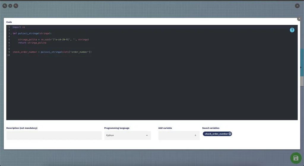 clean a chatbot text string