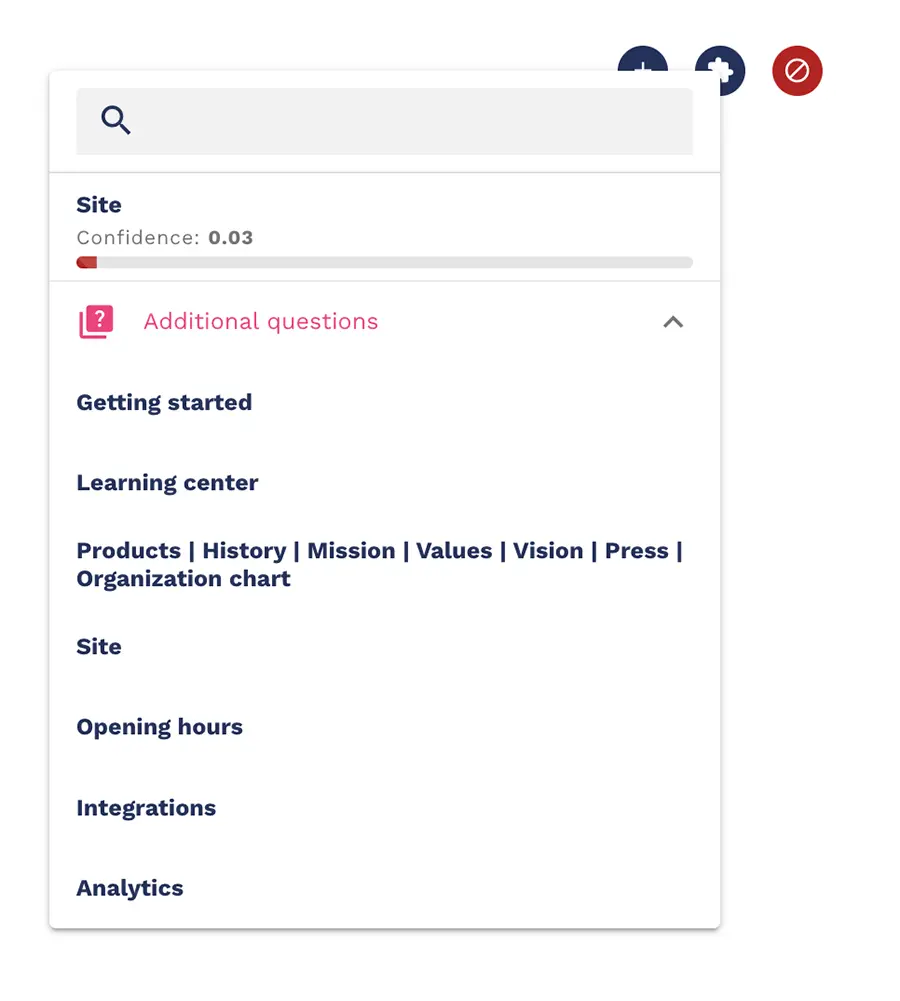 how to assign a chatbot misunderstanding to knowledge base