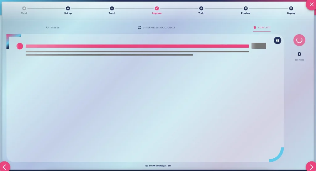 attendi il risultato dell analisi sui conflitti del chatbot attendi il risultato dell analisi sui conflitti del chatbot