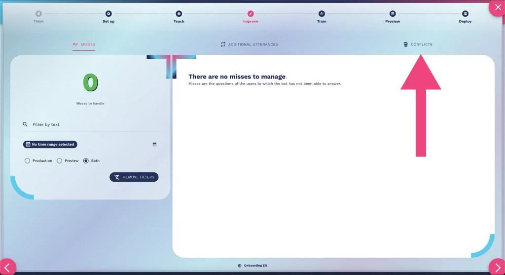 chatbot conflicts manager