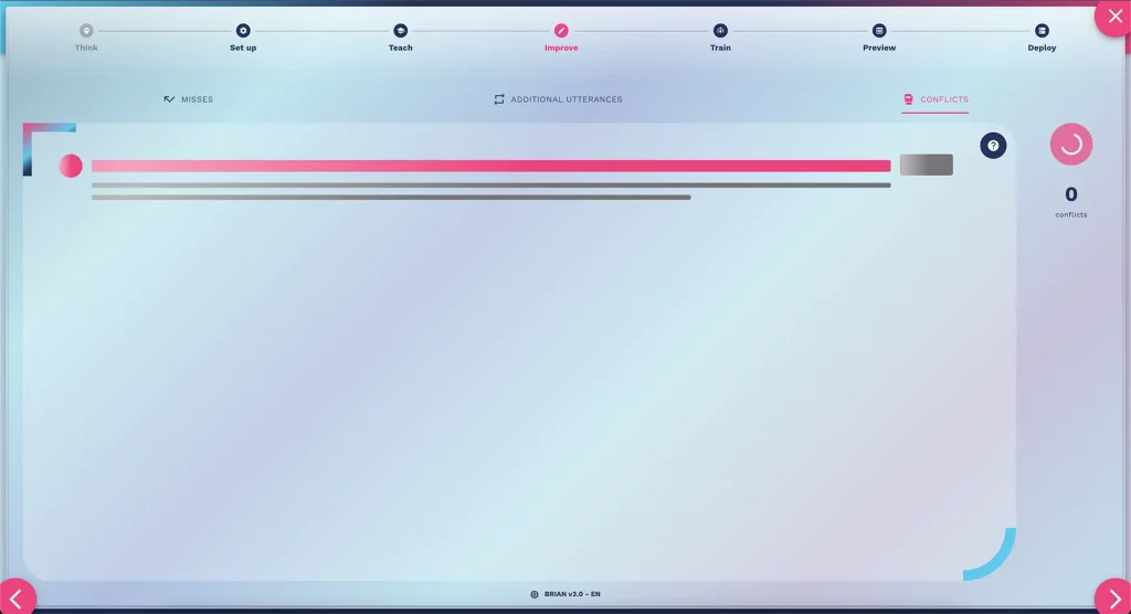 wait for chatbot conflict results