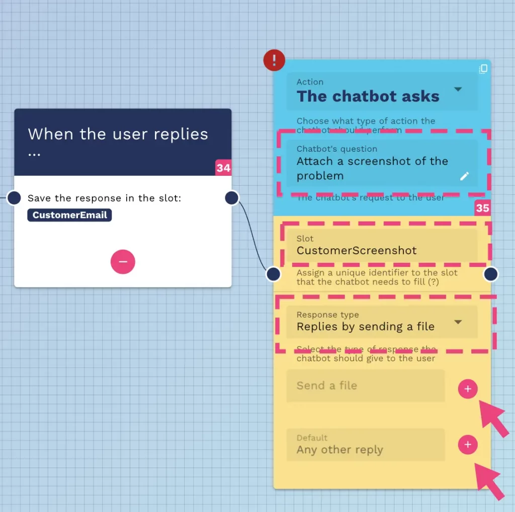 AI agent ask a screenshot file