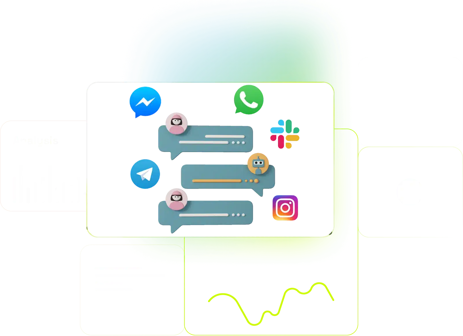 social chatbots and AI agents for whatsapp telegram facebook instagram slack social chatbots and AI agents for whatsapp telegram facebook instagram slack