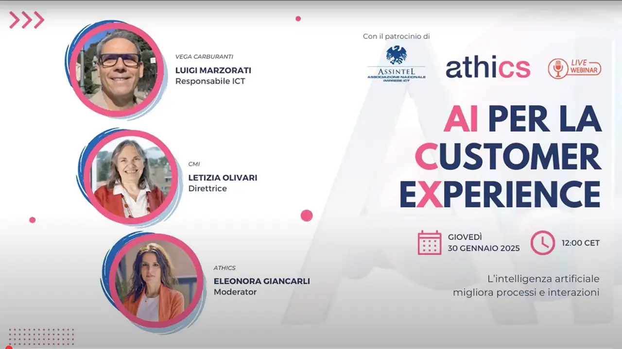 AI nella customer experience webinar